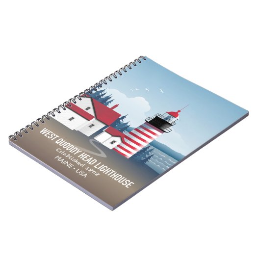 Carnet West Quoddy Head Lighthouse (Côté gauche)