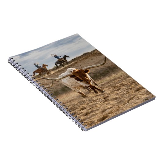 Carnet Western Cowboys with Longhorn Cattle (Côté Droit)