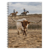 Carnet Western Cowboys with Longhorn Cattle (Devant)