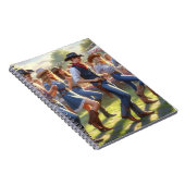 Carnet Western Line Dance Cowgirl (Côté Droit)