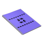 Carnet Western Periwinkle - Horseback Silhouettes (Côté Droit)