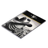 Carnet Western Whimsy : Cowboy Casquette & Lasso (Côté gauche)