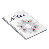Carnet Westie Ange Flocon de Neige (Côté Droit)