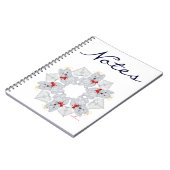 Carnet Westie Ange Flocon de Neige (Côté gauche)