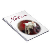 Carnet Westie au repos (Côté Droit)