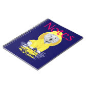 Carnet Westie chien Avril pluies (Côté gauche)