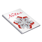 Carnet Westie Snowflake (Côté Droit)