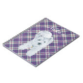 Carnet Westie sur Tartan (Côté gauche)