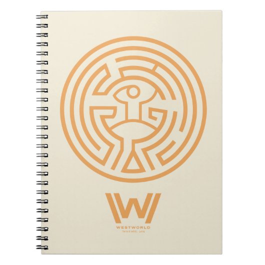 Carnet Westworld | Le symbole Maze (Devant)