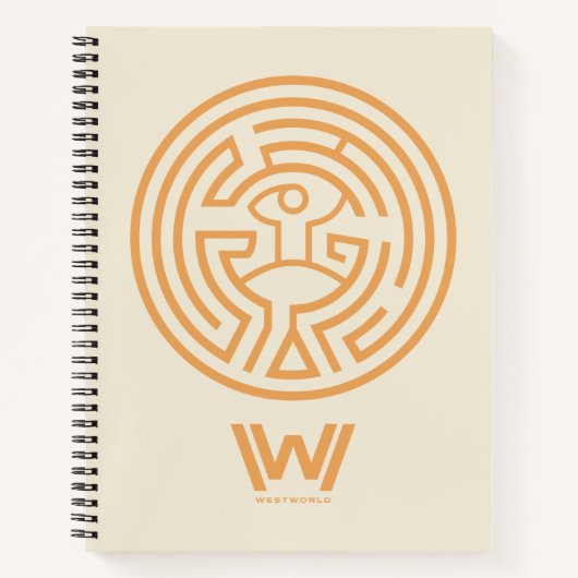 Carnet Westworld | Le symbole Maze (Devant)