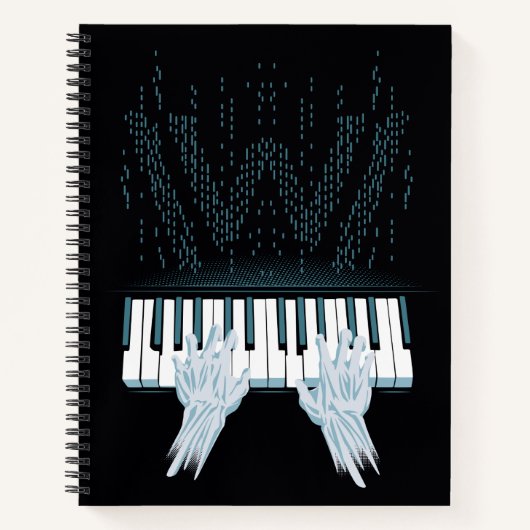 Carnet Westworld | Mains Android Sur Piano Joueur (Devant)