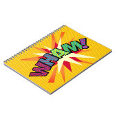 Carnet WHAM Bande dessinée rétro Fun Pop Art (Côté gauche)