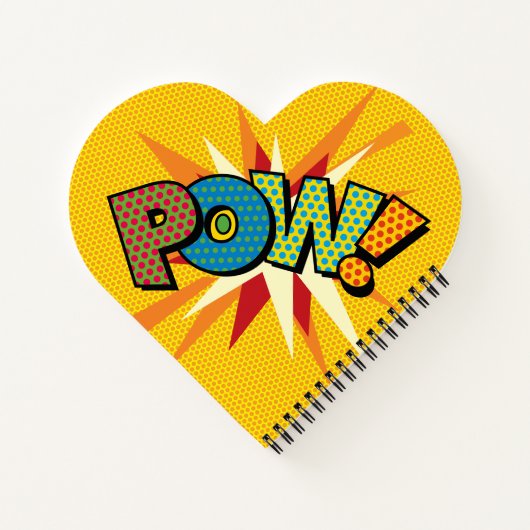 Carnet WHAM POW Fun Retro Comic Book (Dos)