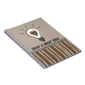 Carnet What A Great Idea! - Notebook (Côté Droit)