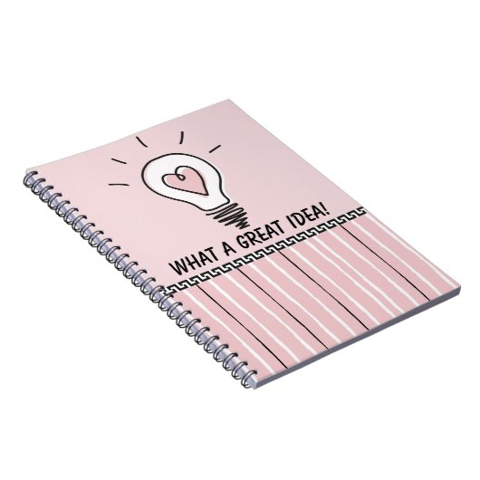 Carnet What A Great Idea! - Notebook  (Côté Droit)