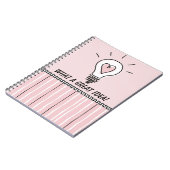 Carnet What A Great Idea! - Notebook  (Côté gauche)