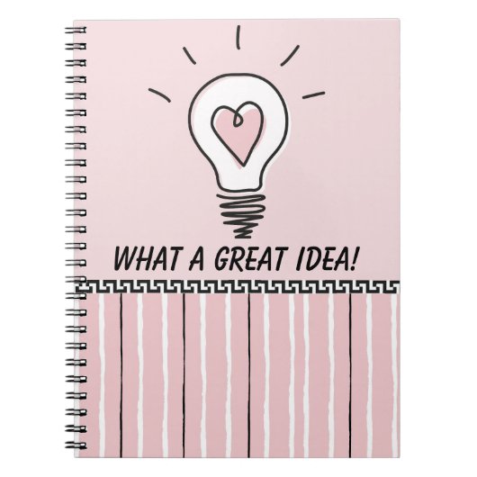 Carnet What A Great Idea! - Notebook  (Devant)