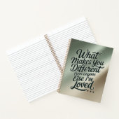 Carnet What Makes You Different (Intérieur)