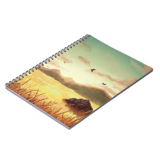 Carnet Wheat fields at sunrise (Côté gauche)