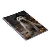 Carnet Wheaten Terrier Citrouille Halloween effroi (Côté Droit)