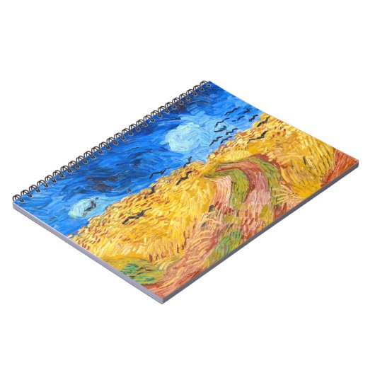 Carnet Wheatfield avec Crows paysage art Van Gogh (Côté gauche)