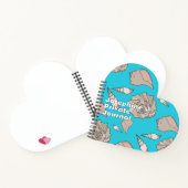 Carnet Whelk Shells Illustrated Custom Heart-shaped (Intérieur)