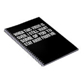 Carnet When This Virus Is Over Stay Away From Me Funny (Côté Droit)
