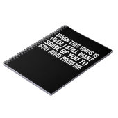 Carnet When This Virus Is Over Stay Away From Me Funny (Côté gauche)