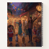 Carnet Where Cats Wander and Lanterns Glow (Dos)