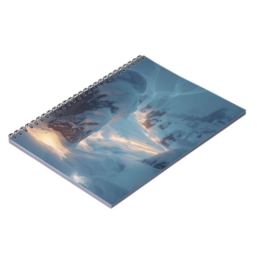 Carnet Where Light Wanders in Winter (Côté gauche)