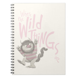 Carnet Where the Wild Things Are Citation - Rose