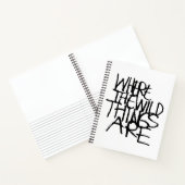Carnet Where the Wild Things Are | Écrit à la main (Intérieur)