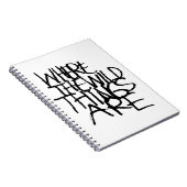 Carnet Where the Wild Things Are | Écrit à la main (Côté Droit)