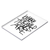 Carnet Where the Wild Things Are | Écrit à la main (Côté gauche)