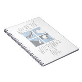 Carnet Where The Wild Things Are | Graphique Carré (Côté Droit)