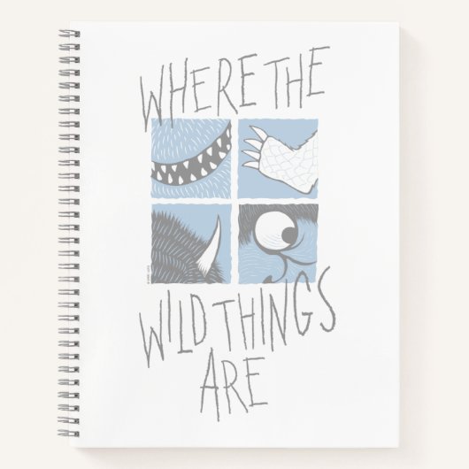 Carnet Where The Wild Things Are | Graphique Carré (Devant)