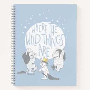 Carnet Where The Wild Things Are Lune & Étoiles