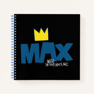 Carnet Where the Wild Things Are Max et Couronne