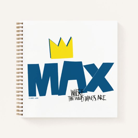 Carnet Where the Wild Things Are | Max et Couronne (Devant)