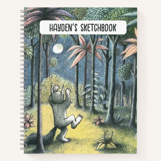 Carnet Where The Wild Things Are | Scène 6 Dessin (Devant)