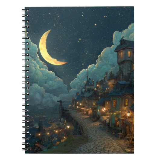 Carnet Whimscent Crescent Moon Village (Devant)