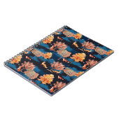 Carnet Whimsical Autumn Fox Night Forest Seamless Pattern (Côté gauche)