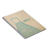 Carnet Whimsical Beaker, Turquoise (Côté Droit)