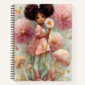Carnet Whimsical Black Girl Art (Devant)