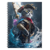 Carnet Whimsical Cat Pirate Adventure (Devant)
