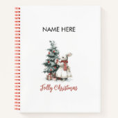 Carnet Whimsical Christmas Notebook | Holiday Gifts (Devant)