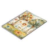 Carnet Whimsical Colorful Hippie Boho Trees | (Côté gauche)