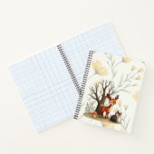 Carnet Whimsical Deer & Hedgehog Deluxe Spiral Notebook (Intérieur)