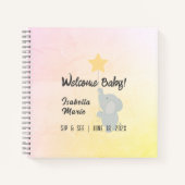 Carnet Whimsical Elephant Welcome Baby Conseil & Wings (Devant)