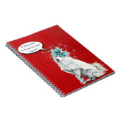 Carnet Whimsical Fancy White Chien (Côté Droit)